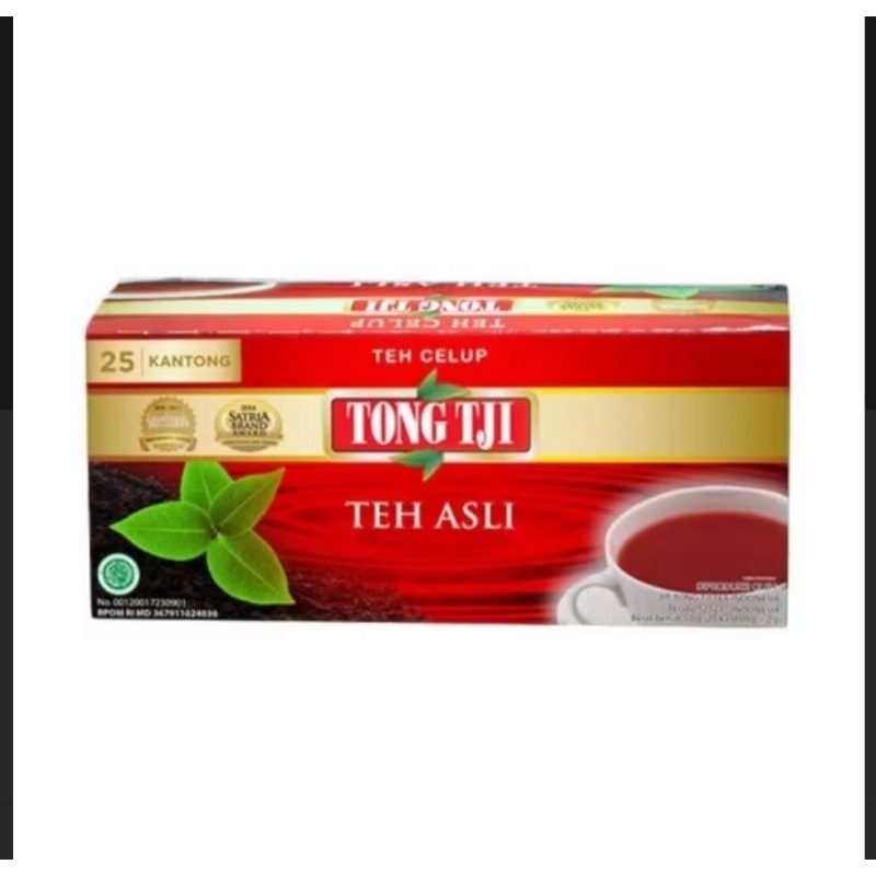 

Tong tji Original Tea/Green Tea (Teh Hijau) 1 box isi 25 kantong