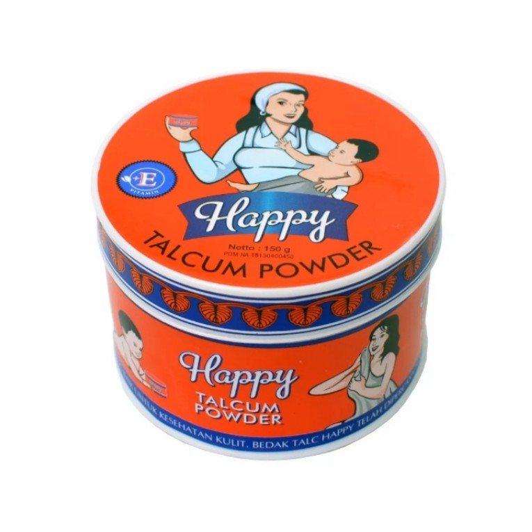 Happy Talcum Powder / Bedak Tabur Bayi Talc 150gr