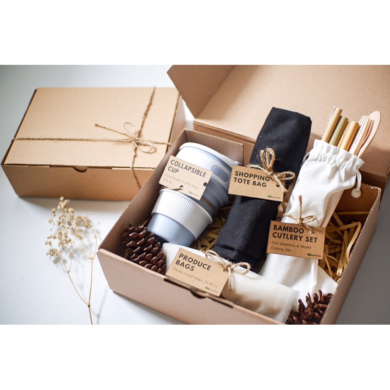 Hampers Eco Friendly New Normal Souvenir Kado Zero Waste Kit - Grab and Go