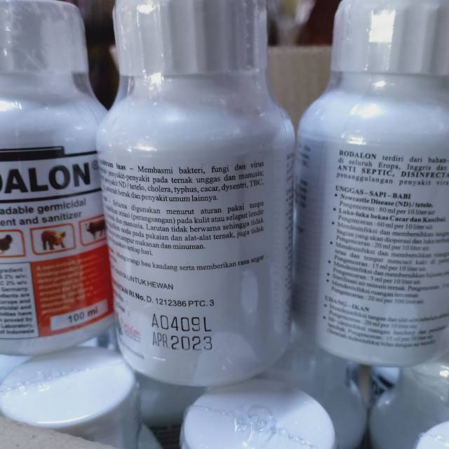 rodalon 100ml obat semprot basmi virus bakteri disinfektan rumah kandang peralatan