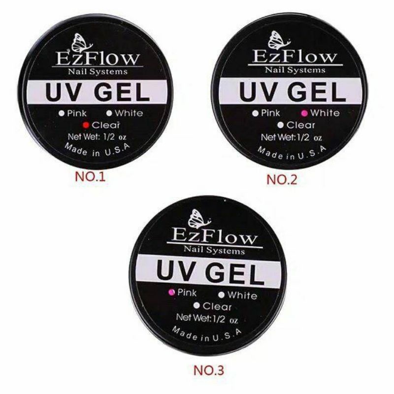 EzFlow UV NAIL GEL BUILDER 15G /BUILDER GEL EZFLOW UV NAIL EXTENSION/EZFlOW UV