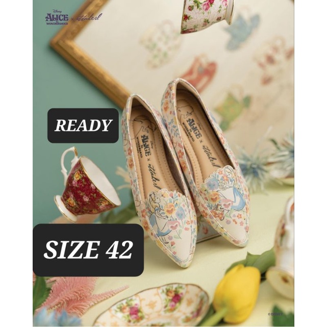 Ittaherl x Disney Alice in Wonderland Vol 02 Curious Daisy Loafer Pointy Cloud Size 42 READY /Iklan 