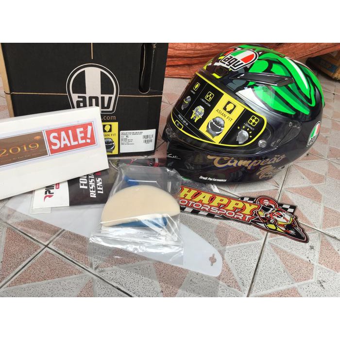 IMLEK SALE HELM FULLFACE AGV PISTA GPR MORBIDELLI ASIAN FIT XL(61-62)