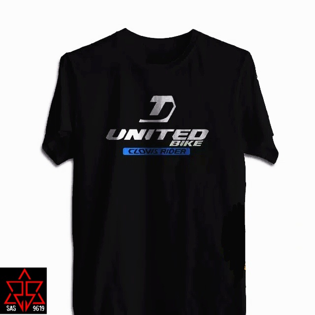 Kaos BAJU T-SHIRT DISTRO United Clovis / united clovis / gowes / sepeda / Premium Cotton Combed
