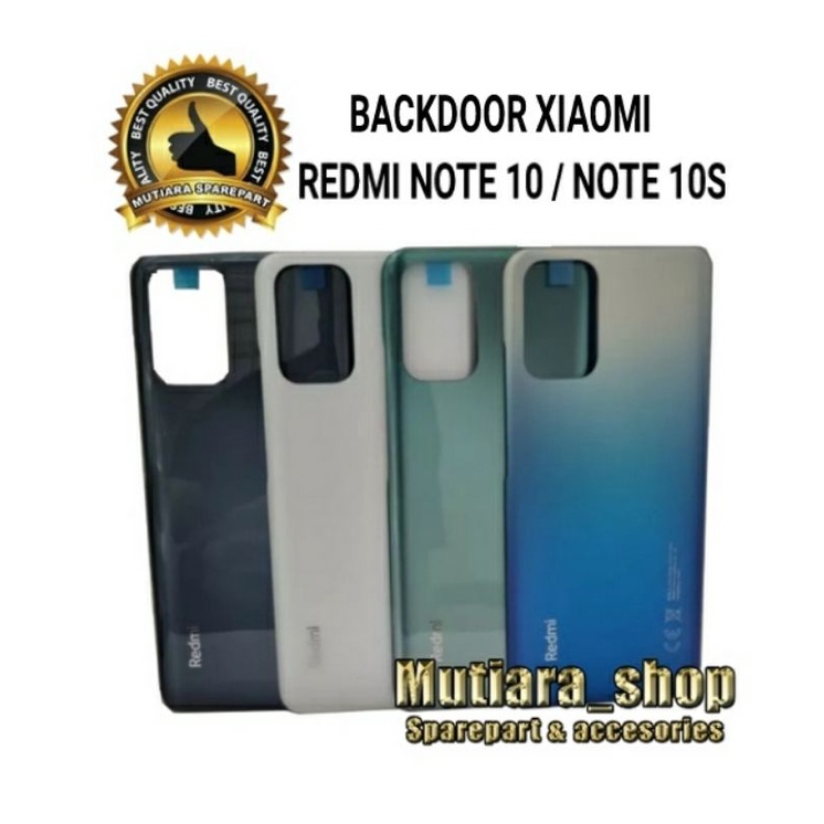 BACKDOOR / BACK COVER / CASING TUTUP BELAKANG XIAOMI REDMI NOTE 10 / NOTE 10S