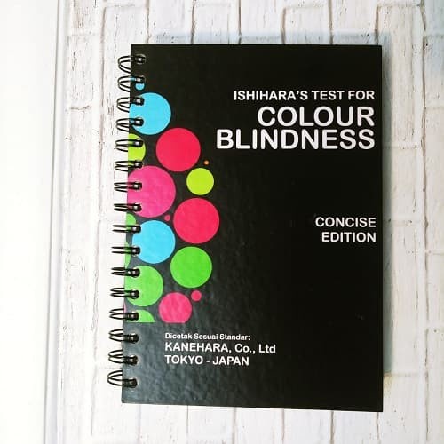 [MURAH] Buku Ishihara 38 Plates Untuk Tes Buta Warna Original Cetak Indonesia