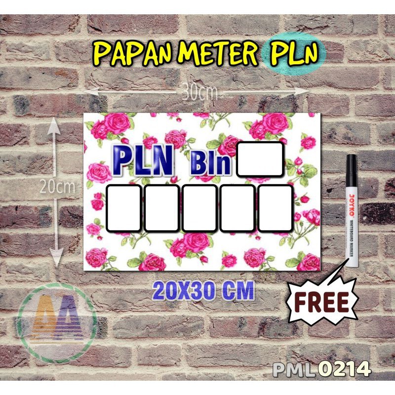 

Papan Meter Listrik PLN PAM motif Unik - Shabby 14 - Toko2A
