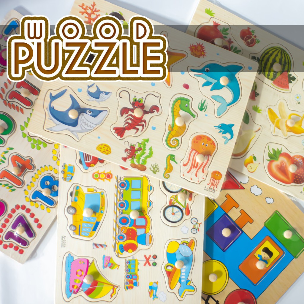 Puzzle Kayu Bergambar