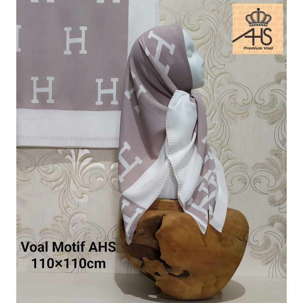 HIJAB SEGI EMPAT VOAL MOTIF JILBAB VOAL MOTIF KERUDUNG VOAL MOTIF HIJAB DENAY KW
