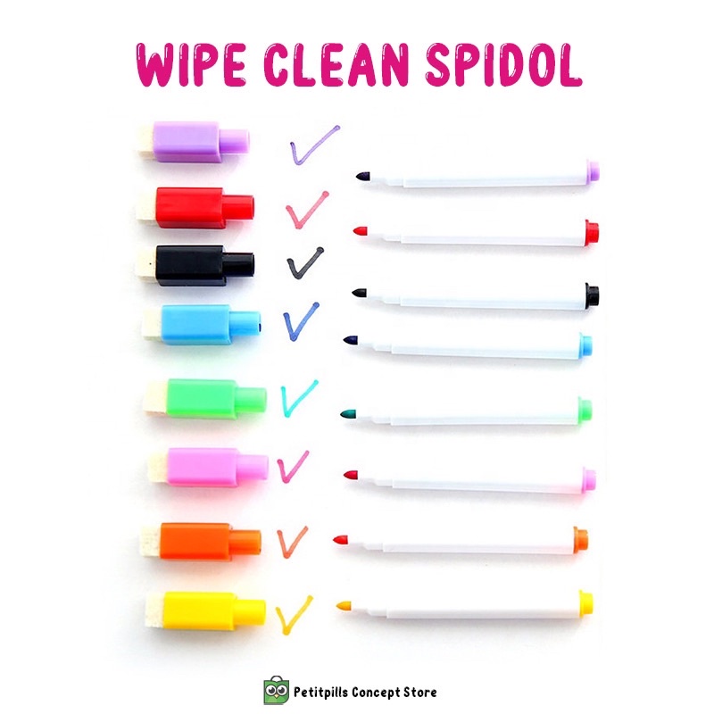 Jual Wipe Clean Spidol Non Permanent Shopee Indonesia