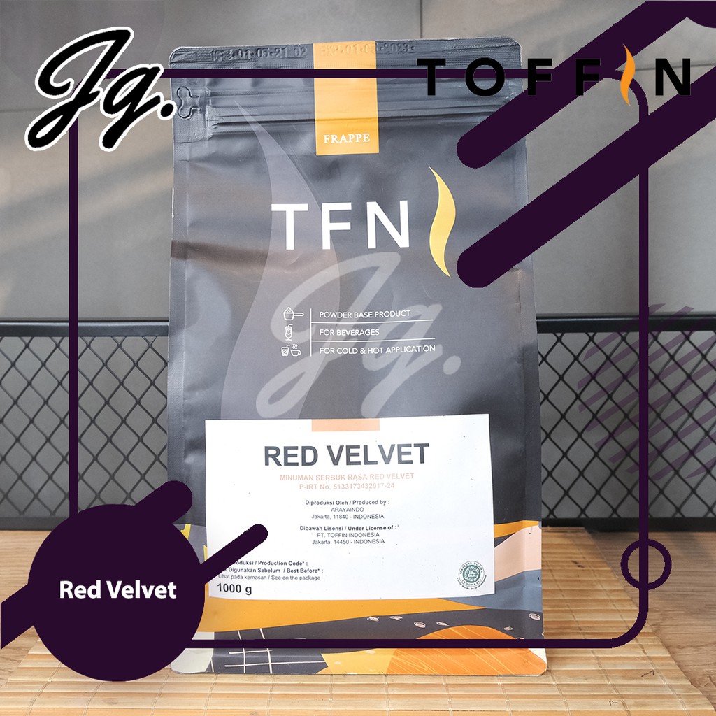 

Toffin - Red Velvet powder