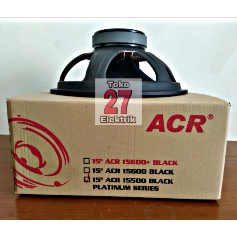 Speaker ACR 15 inch 15500 BLACK PLATIUM SERIES