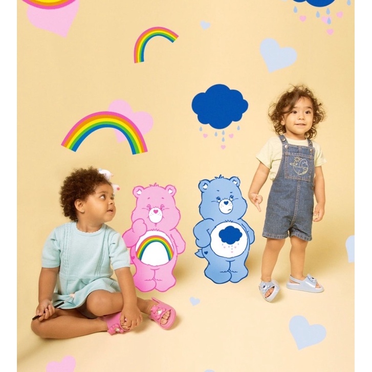 Mini Melissa Cloud Sandal + Care Bears Bb