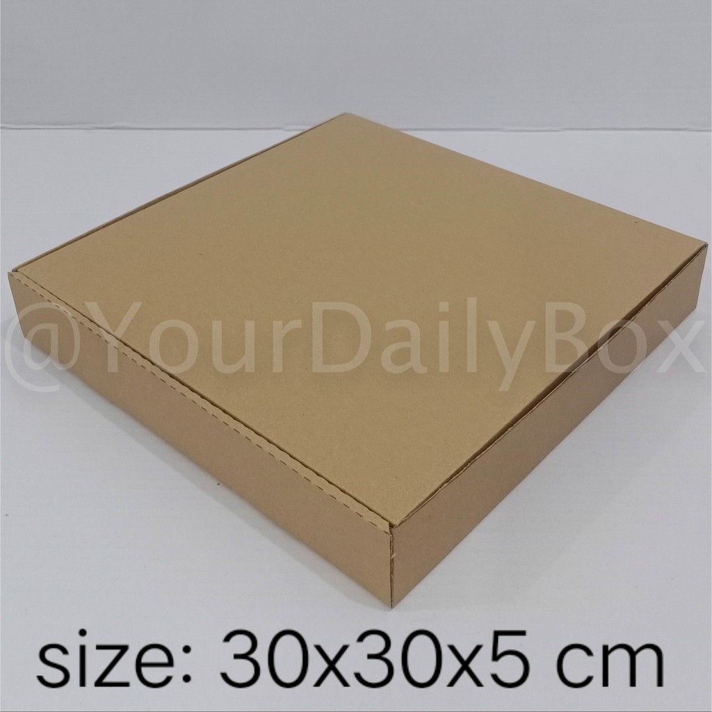 

[isi 10 pcs] DUS DIE CUT 30x30x5 cm Pizza box / DUS MURAH / Dus makanan