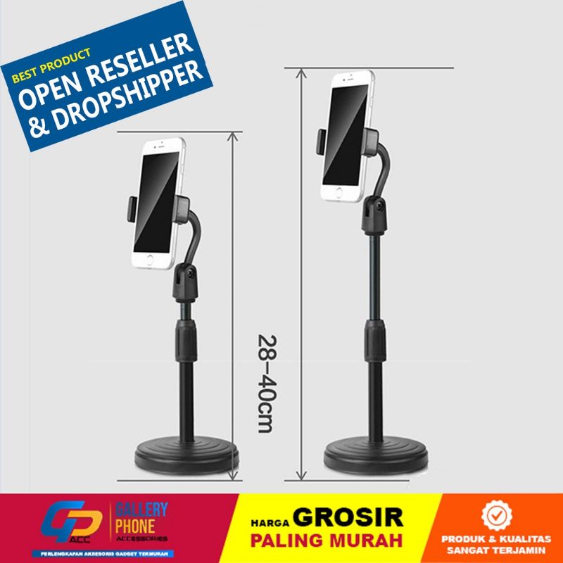 VROFFSTORE GROSIR Holder HD 25 HD25 / HD 29 HD29 Standing HP Handphone Tongsis Selfie Panjang Lazypod Kuat