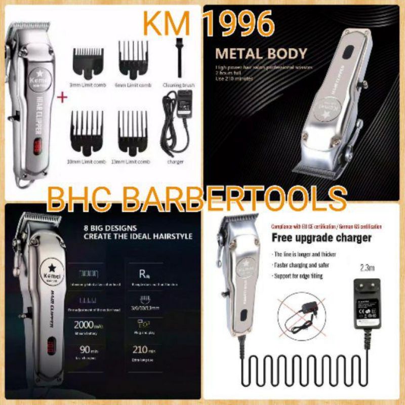 KEMEI 1996 CLIPPER ALAT MESIN CUKUR RAMBUT