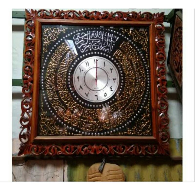 kaligrafi jam dinding kaligrafi jam hias