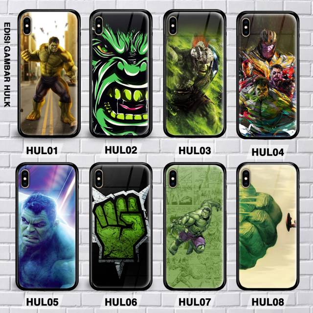 Custom case hulk vivo v19 premium glass case tempered glass case custom case