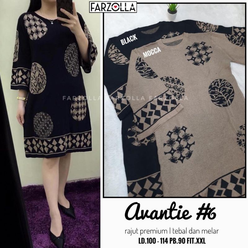 BAJU TUNIK RAJUT TERBARU / TUNIK RAJUT KEKINIAN MURAH / RAJUT LENGAN PANJANG MUSLIMAH / TUNIK DEWASA