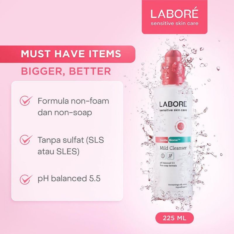 LABORE GentleBiome Mild Cleanser (Sabun Wajah)