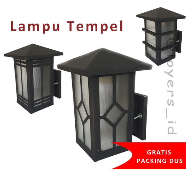 Lampu dinding outdoor / Lampu tempel minimalis / lampu taman