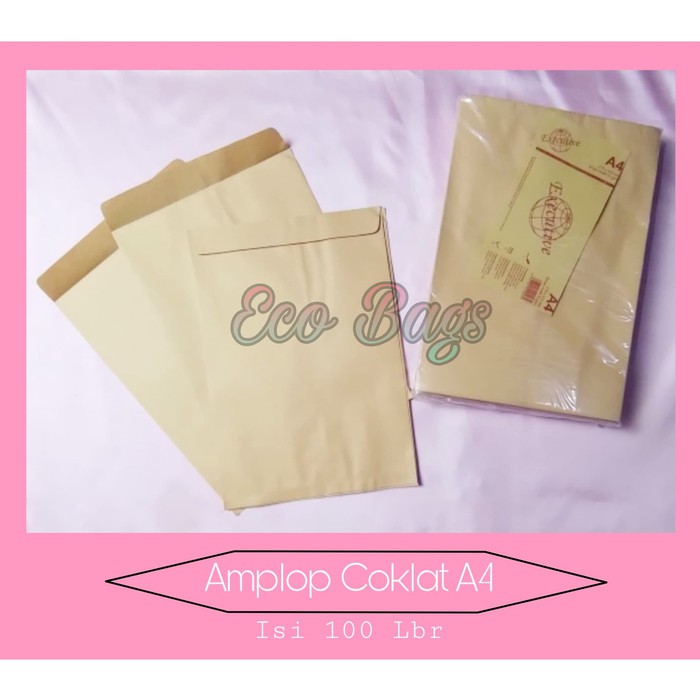 

Amplop Coklat A4 Executive / Amplop Coklat Ukuran A4