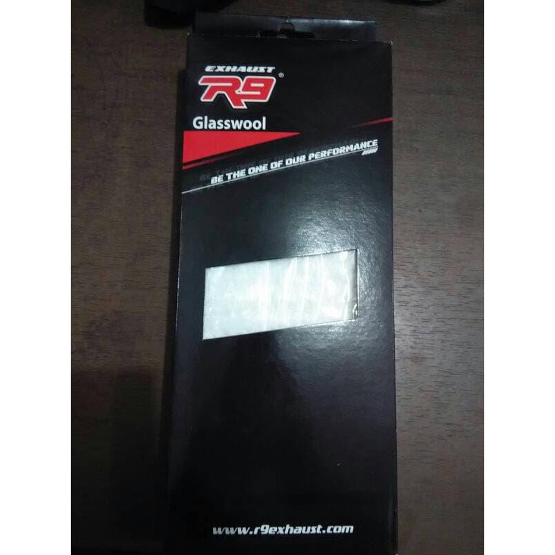 glasswool gaspul gasbul R9 knalpot peredam racing asli