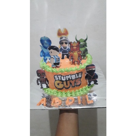 

STUMBLE GUYS / BIRTHDAY CAKE / KUE ULANG TAHUN KARAKTER