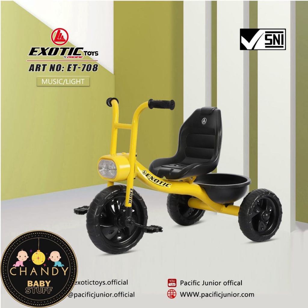 SEPEDA ANAK RODA TIGA EXOTIC ET 708