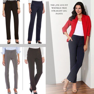 Celana Kerja Celana Bahan Celana formal celana bigsize Investment 5th Avenue Straight leg Pants