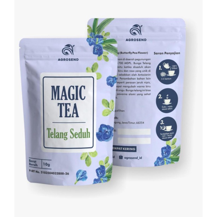 

Magic Tea Telang seduh bunga / kembang Telang kering 10gr