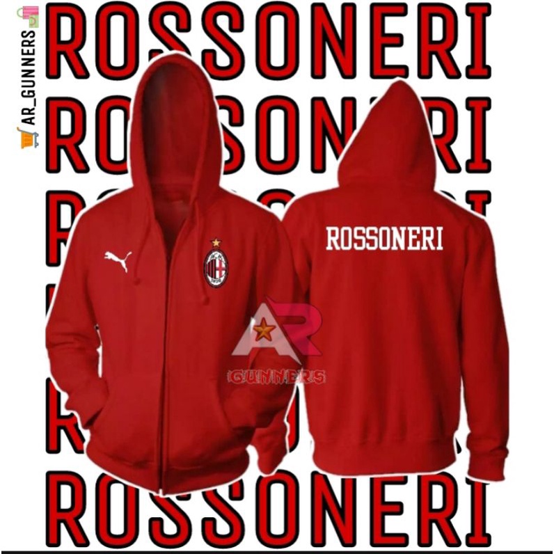 JAKET BOLA MILAN TERBARU JAKET HOODIE MILAN JAKET HOODIE UNISEX TERBARU