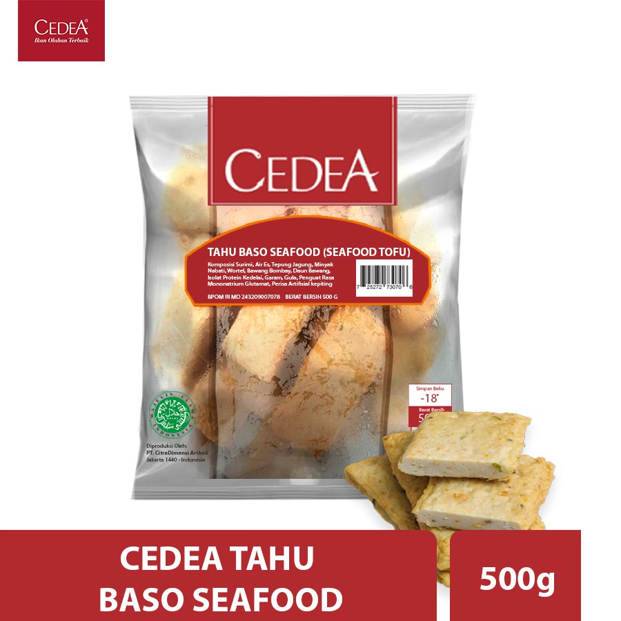 Cedea Tahu Baso Seafood [500g] Tahu Bakso Seafood Shopee Indonesia