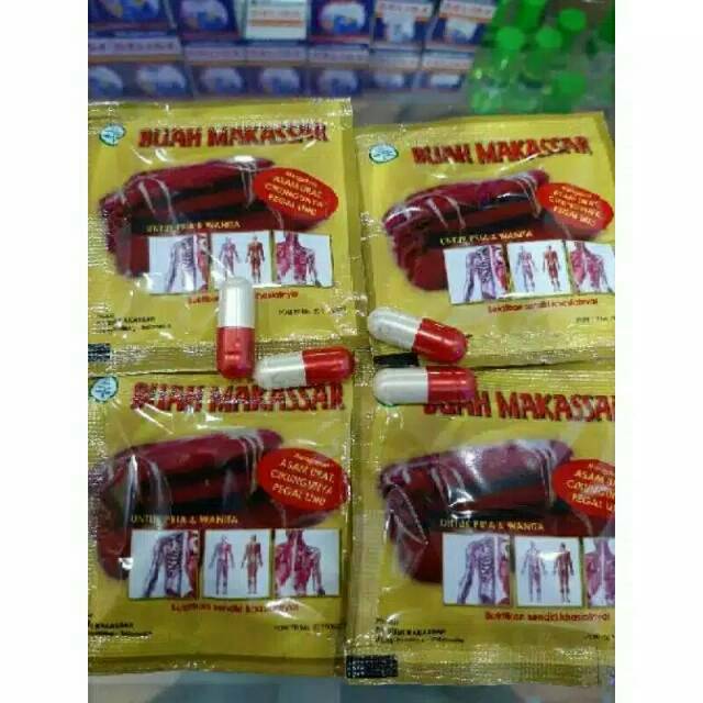 100% ORIGINAL KAPSUL BUAH MAKASAR - HERBAL BUAH MAKASSAR - OBAT ASAM URAT DAN NYERI SENDI PEGAL LINU