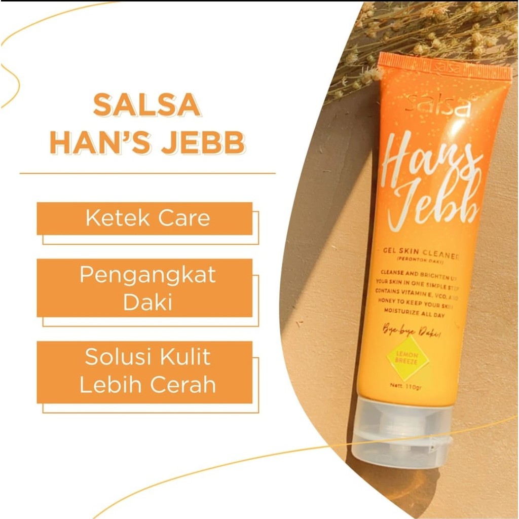 SALSA HANSJEBB HANS JEBB PEELING GEL PERONTOK DAKI LULUR TANPA BILAS ORIGINAL