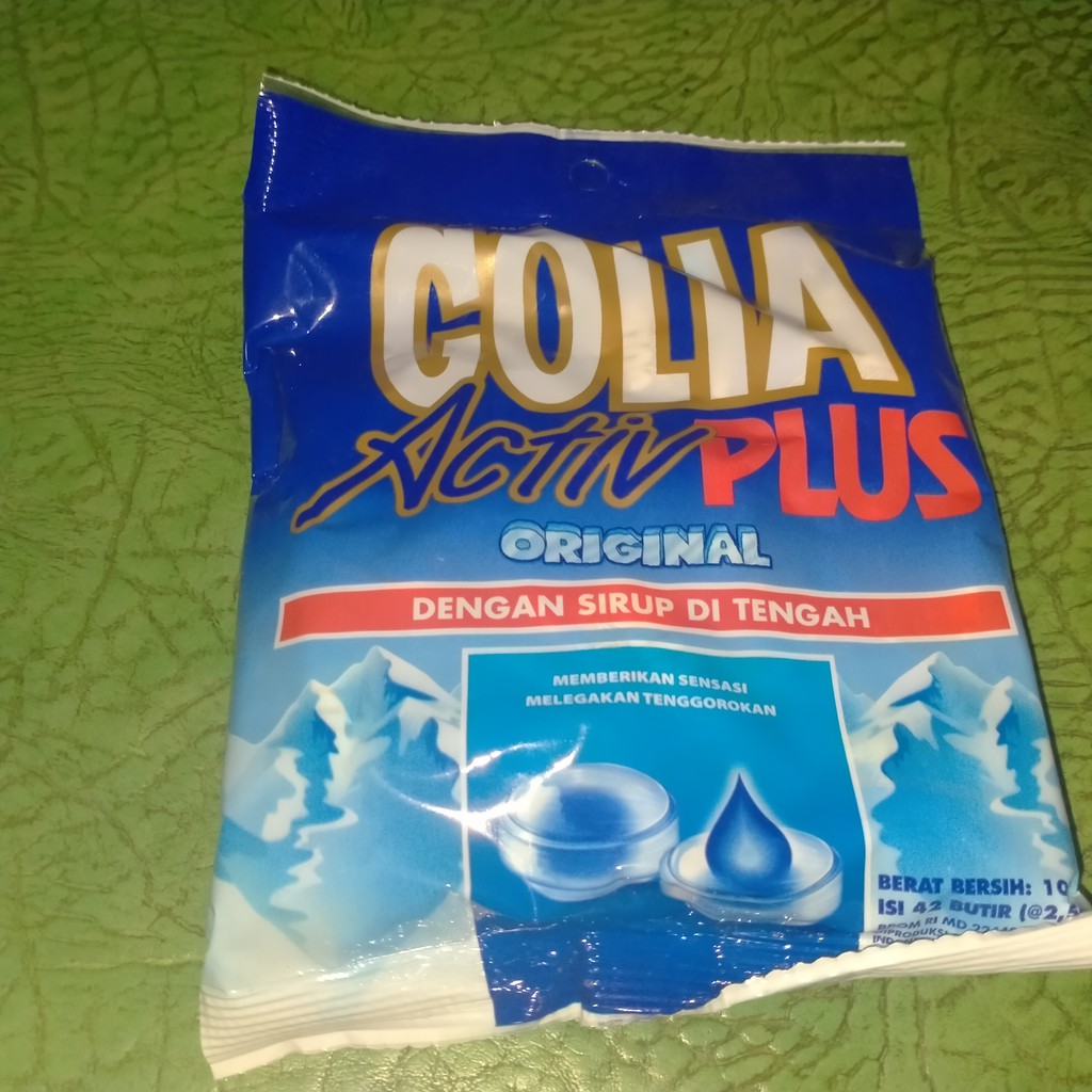 

PERMEN GOLIA ACTIV PLUS ORIGINAL 105g (42x2.5g)