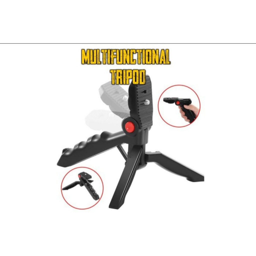 Lampu Vlog Set Mamen Vlogging Kit Tripod Microphone Ponsel Camera High Quality