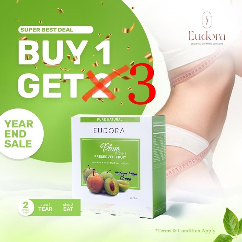 EUDORA PLUM SINGAPORE ENZYME & DETOX PELANGSING