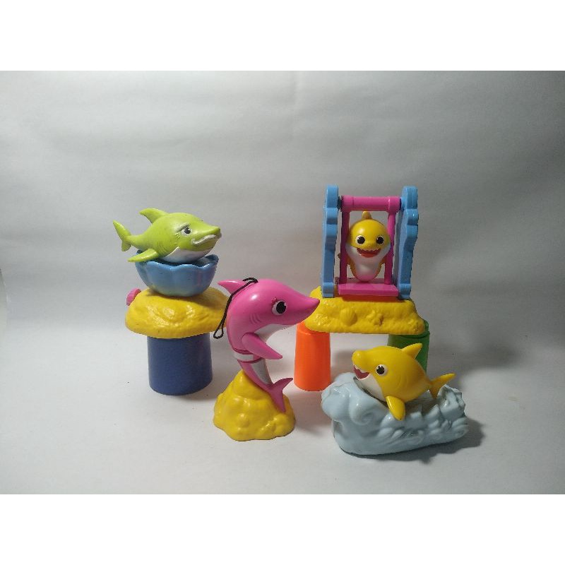 Baby Shark Babyshark Hiu Paus Sharks Chaki Kids KFC Happy Meal No Pinkfong Ocean Sea Laut Jadul Toys