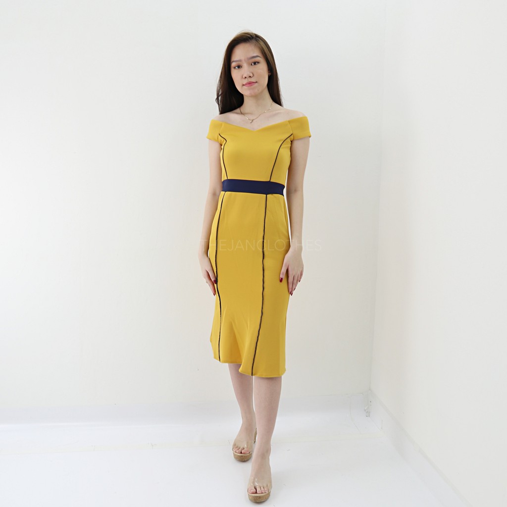 Evita scuba dress -Thejanclothes