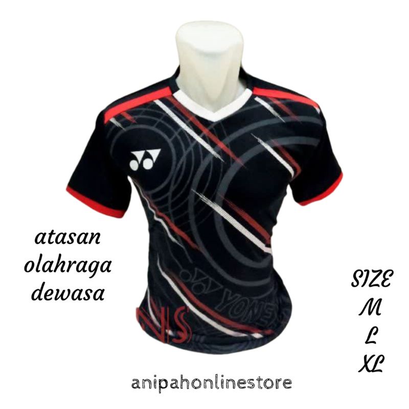 Jersey badminton Yonex/ atasan olahraga pria/wanita