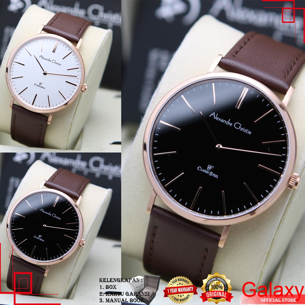 ALEXANDER CHRISTIE PRIA ORIGINAL JAM TANGAN ORIGINAL ALEXANDRE CHRISTIE PRIA JAM ALEXANDER CRISTIE A
