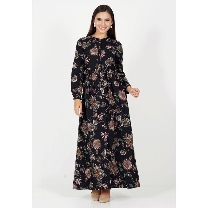 NOVEL MICE - GAMIS ETHNIC TUNIK DRESS PAISLEY MOTIF BATIK