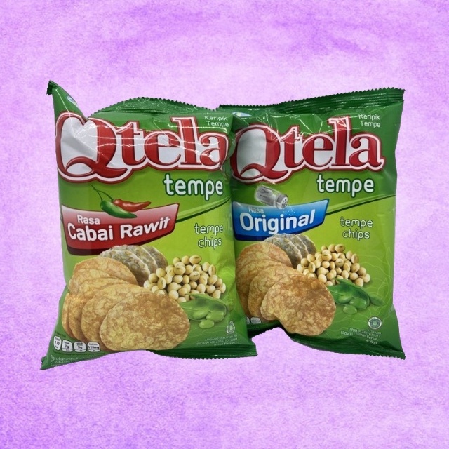 

QTELA Tempe Chips 55gr gram Rasa Original / Rumput Laut / Cabe Rawit Seaweed Spicy Flavor Keripik Kripik Snack Chiki Gurih Makanan Ringan Camilan Cemilan Keluarga Kering Jajan Jajanan Anak Harian Instan Siap Saji Kemasan Shoppa Corner Malang Jawa Timur