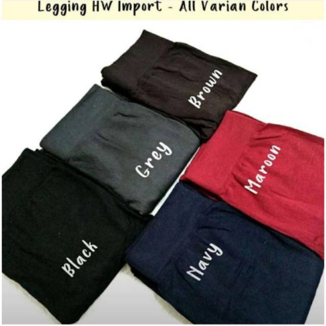 NEW LEGGING HW POLOS IMPORT ALL VARIAN / LEGGING POLOS MURAH / LEGGING POLOS IMPORT / LEGGING MURAH