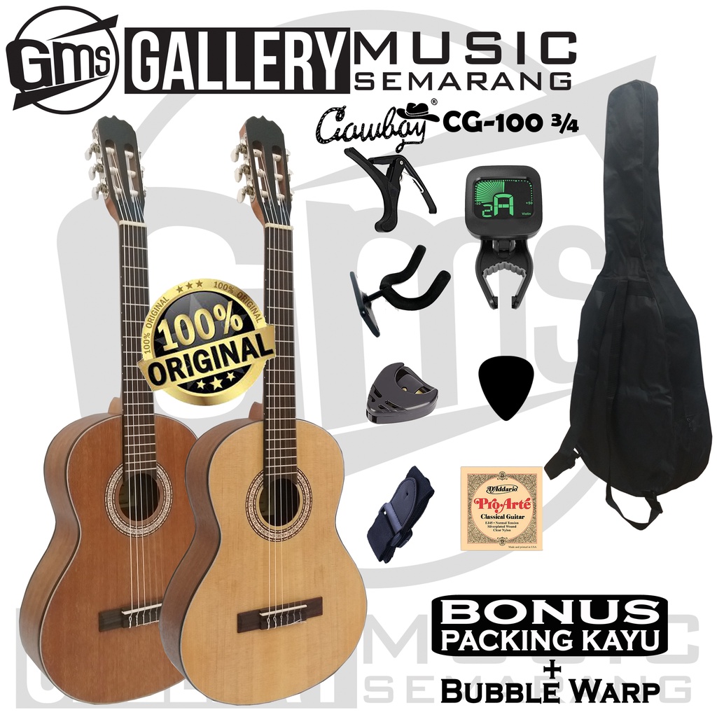 ORIGINAL!!! Gitar Klasik Import Merk Cowboy CG-100 ¾ NA CG 100 ¾ NS Gitar Klasik 3/4 Import 3per4