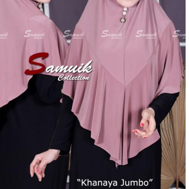 ➵ SAMUIK JILBAB JERSEY PREMIUM KHANAYA ♕