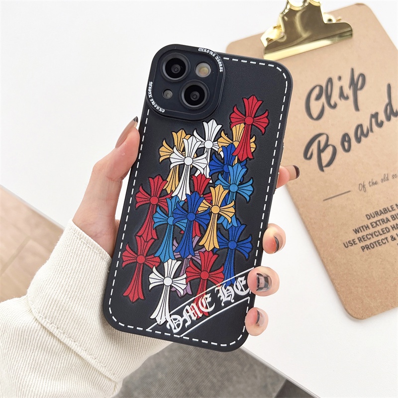 Hard Case Motif Print Mahkota Untuk Iphone 13 12 11 Pro MAX 7 8Plus SE XR XS MAX