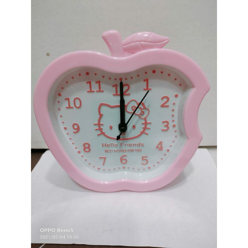 jam weker Doraemon lucu bentuk apel