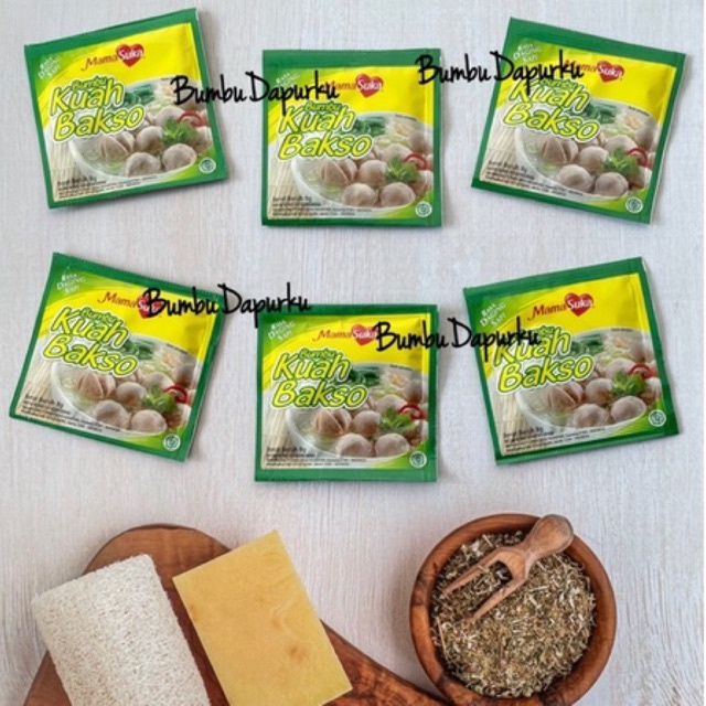 (12 sachet = 1 renceng) MamaSuka Bumbu Kuah Bakso 8gr / Bumbu Sop 5gr